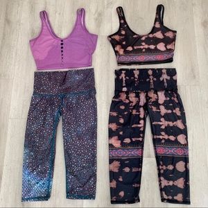 Two Teeki sets: lover tanks & yoga pants